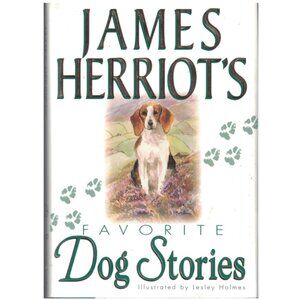 5/$12 Book James Herriot's Favorite Dog Stories 1996 illus by Holmes Memoir Vet